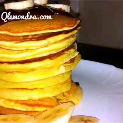 sokoladli bananli pancake 3