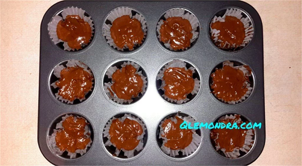 sokoladli cupcake merhele 5